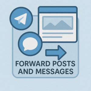 Пересылка сообщений и постов из Телеграм-каналов – автоматизация с Flowin