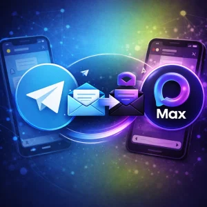 из telegram в max