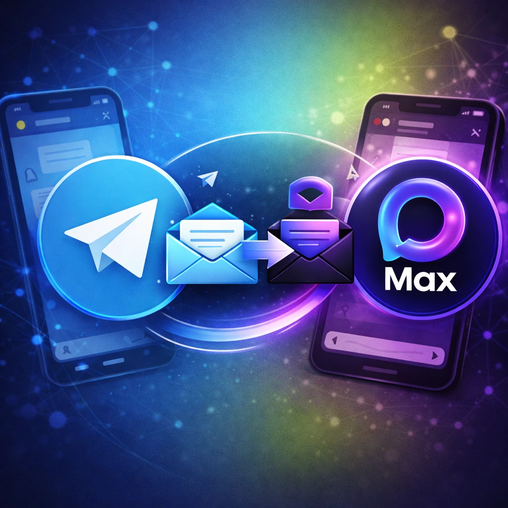 Пересылка из Telegram в MAX