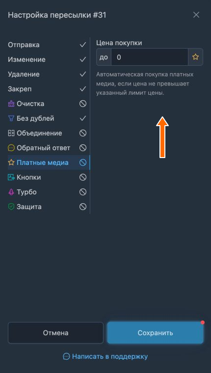 Лимит покупки платных медиа: ноль