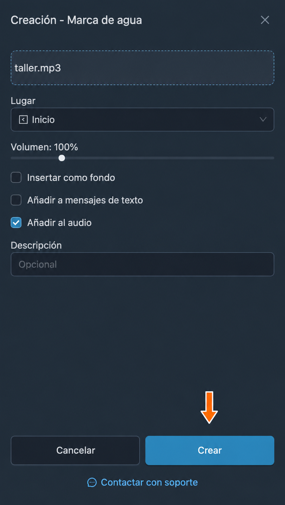 Introducción del taller antes de crear la marca