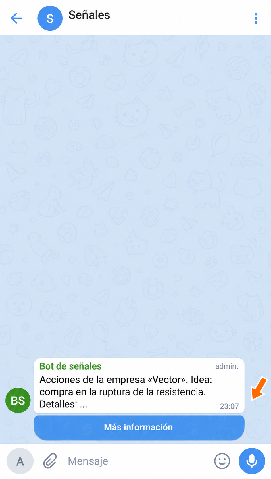 Condiciones de la operación trasladadas al botón «Más información»