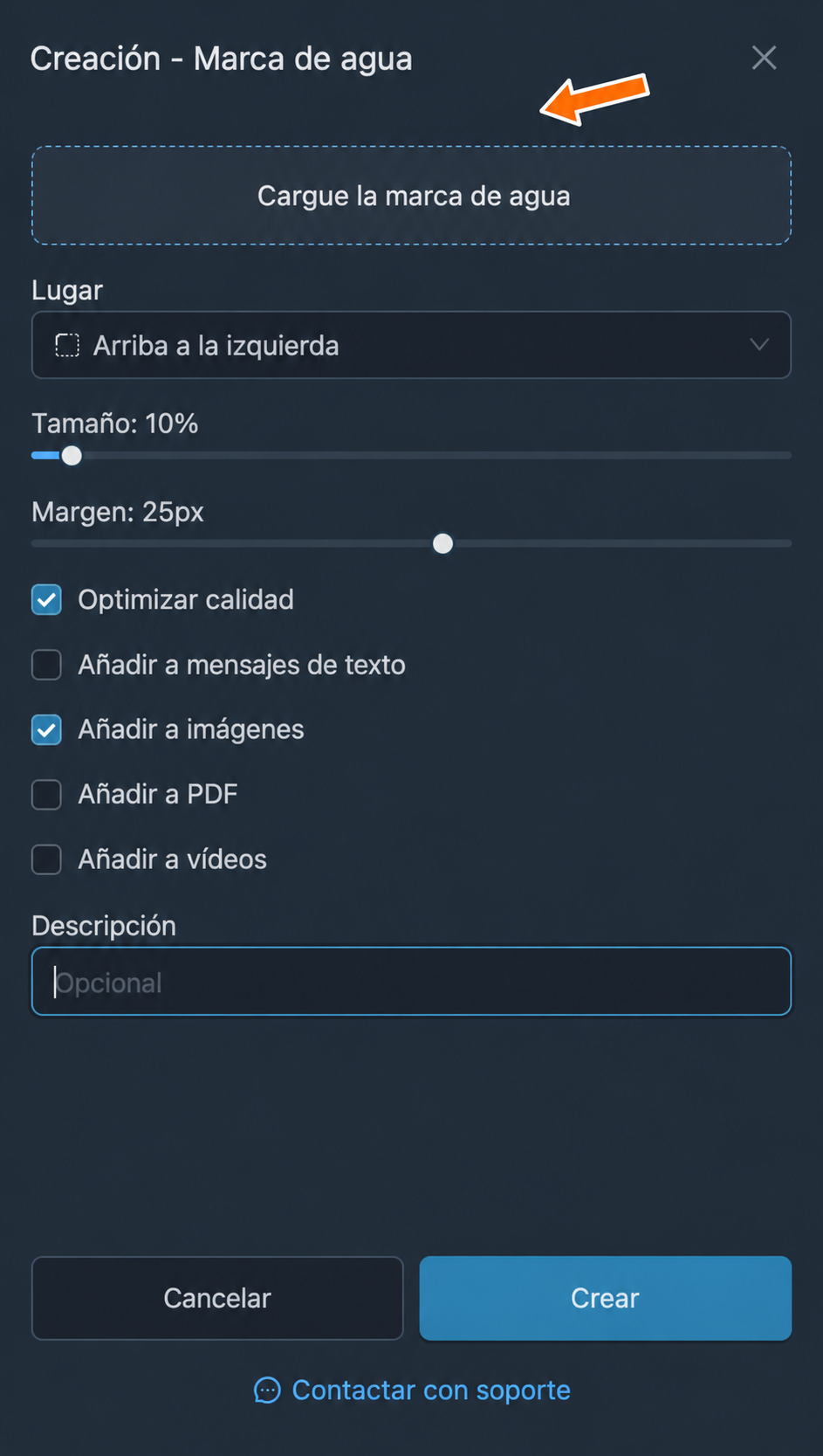 Carga de la imagen para la marca de agua