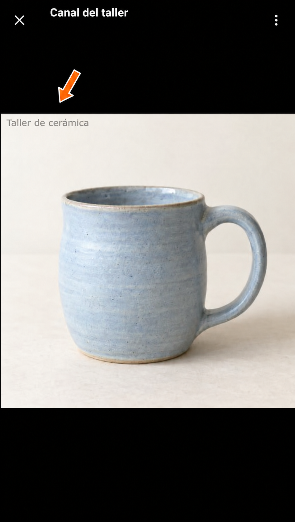 Fotografía reenviada con el nombre del taller