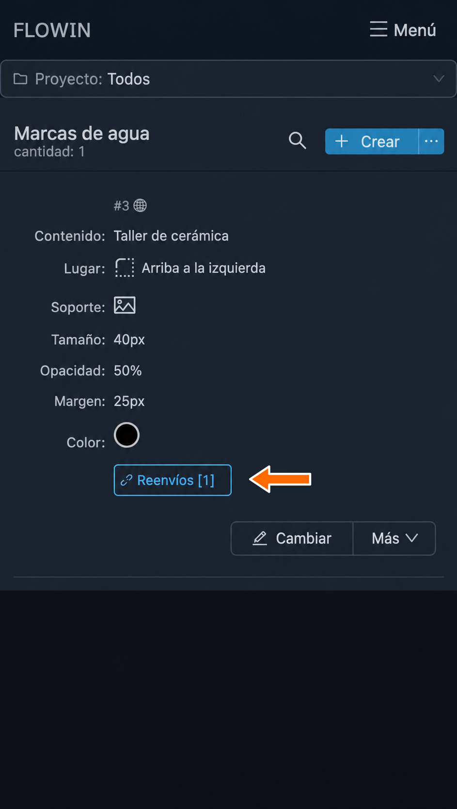 La marca tiene ahora un reenvío vinculado